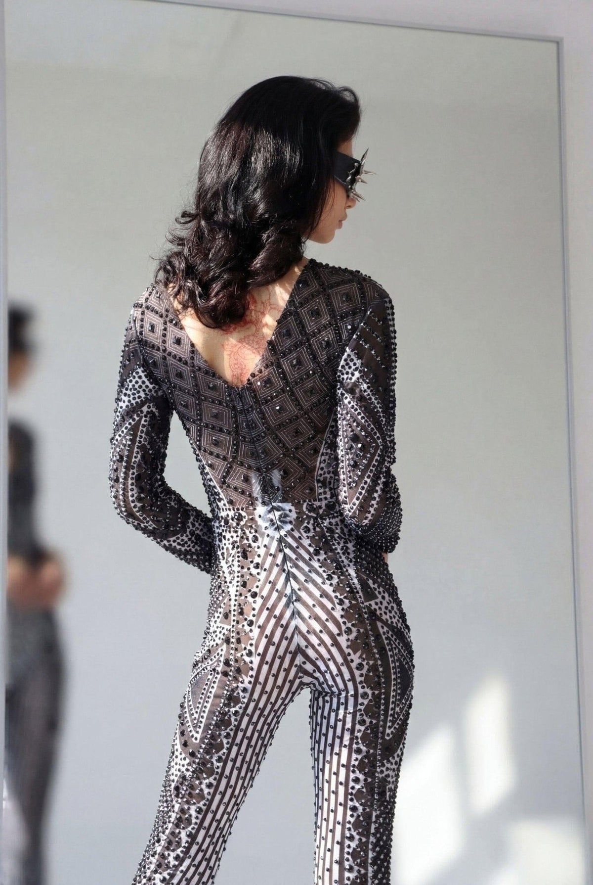 Larue Sequin Rhinestone Jumpsuit Jumpsuit Iconic Outfitters 