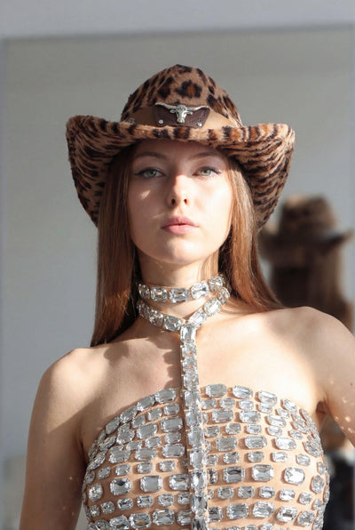 Leopard Cowboy Hat 2 Hat Iconic Outfitters 