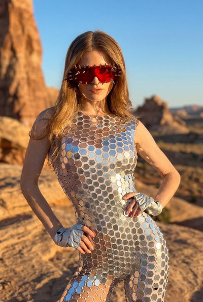 Lexxy Sequin Rhinestone Jumpsuit Jumpsuit Iconic Outfitters 