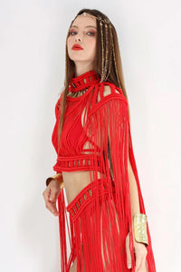 Lioran Macrame Dress Macrame Iconic Outfitters 