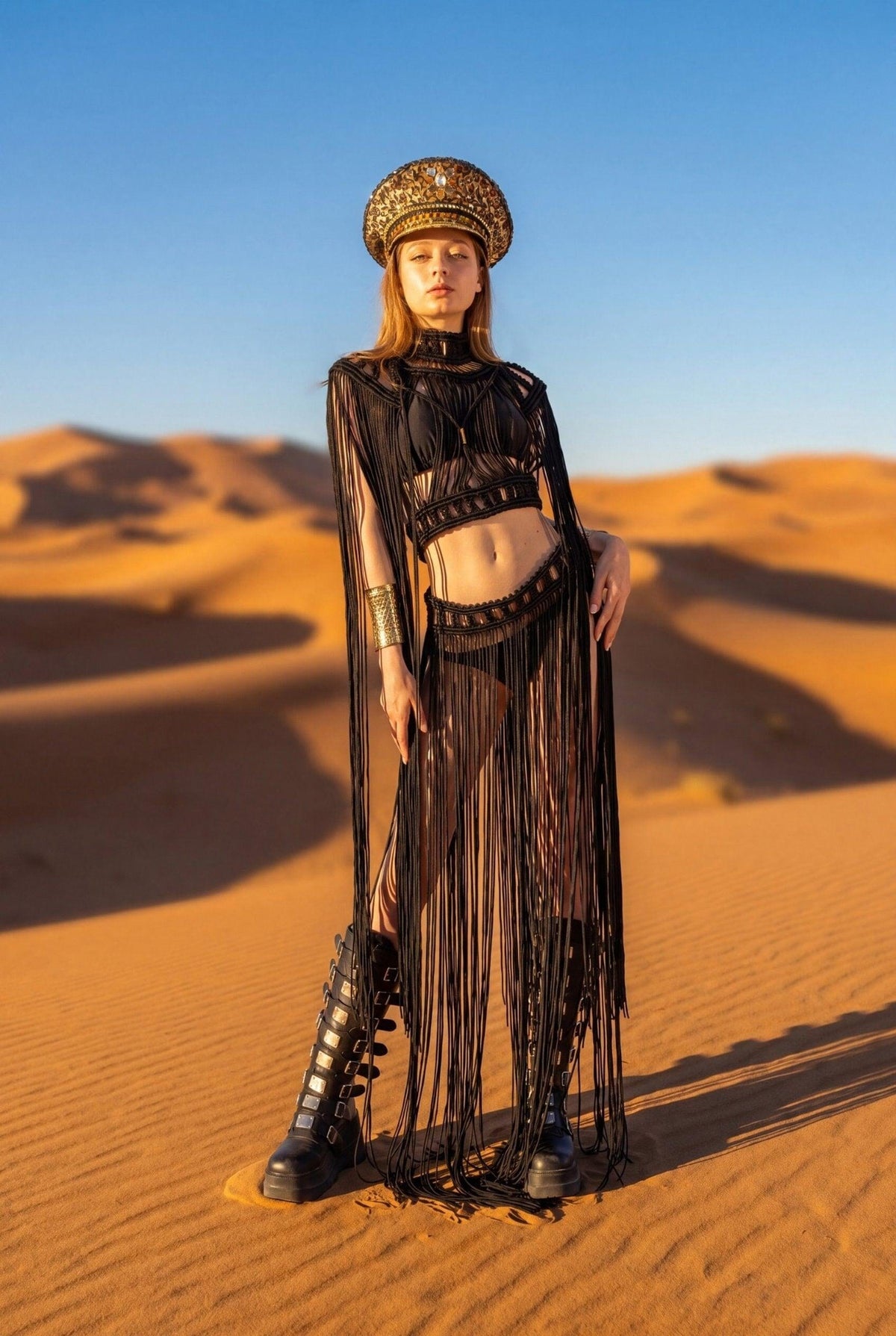 Lioran Macrame Dress Macrame Iconic Outfitters 