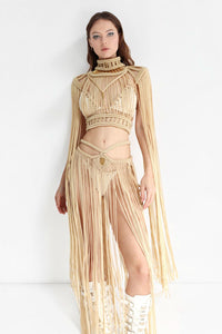 Lioran Macrame Dress Macrame Iconic Outfitters 