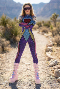Lynx Rhinestone Pearl Jumpsuit Jumpsuit Iconic Outfitters 