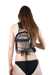 Mimo Transparent Rave Festival Backpack Bags Iconic Outfitters 