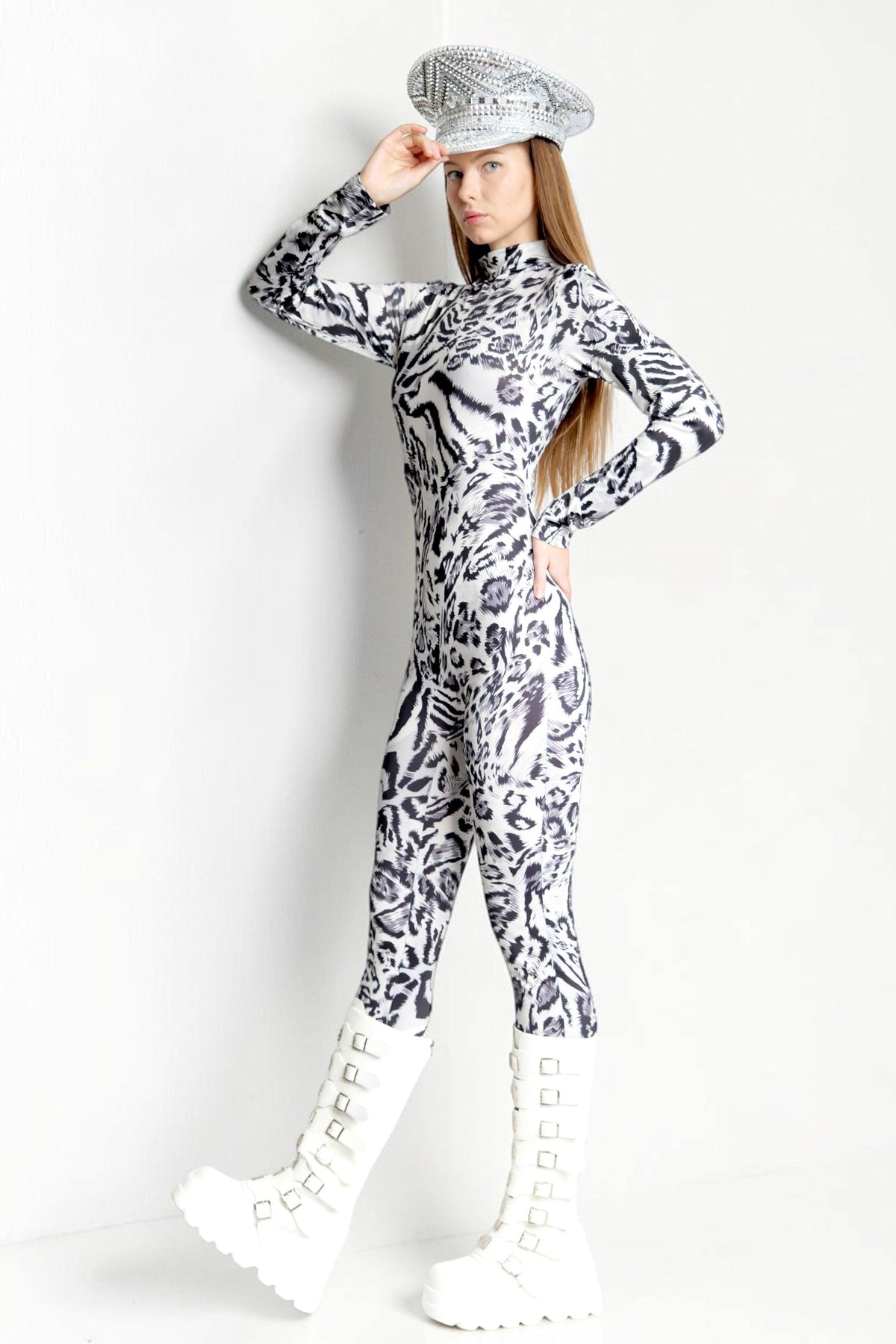 Minh Zebra Jumpsuit Jumpsuit Iconic Outfitters 
