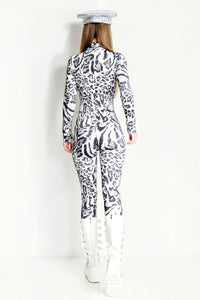 Minh Zebra Jumpsuit Jumpsuit Iconic Outfitters 