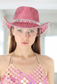 Mira Fringe Cowboy Hat Hat Iconic Outfitters 