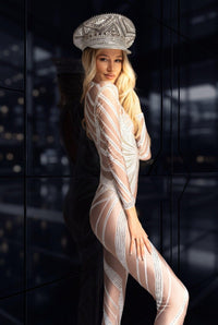 Moira Crystal Rhinestone Jumpsuit Jumpsuit Iconic Outfitters 