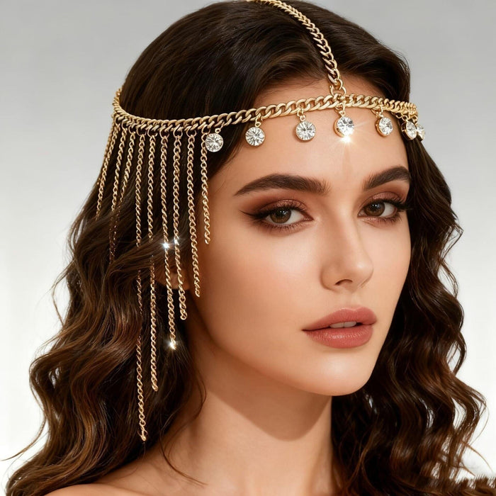 Nayla Festival Goddess Chain Headpiece Head Jewellery Iconic Outfitters 