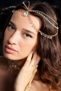 Noora Boho Crystal Festival Head Chain Head Jewellery Iconic Outfitters 