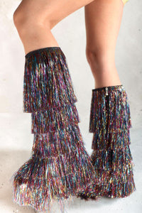 Noora Rainbow Tinsel Fringe Festival Boots Boots Iconic Outfitters 