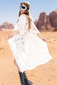 Nova Lace Embroidered Cover up Cover up Iconic Outfitters 