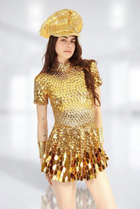 Ravenne Sequin Dress Dress Iconic Outfitters 