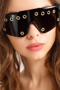 Rayal Cyber Sunglasses Sunglasses Iconic Outfitters Black 