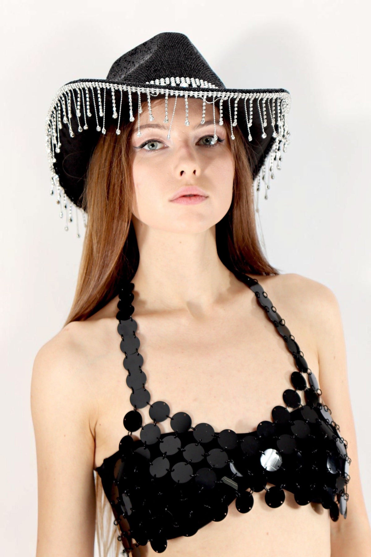 Saretta Chain Top Tops Iconic Outfitters Black 