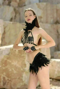 Seris Feather skirt Feather Iconic Outfitters 