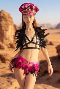 Seris Feather skirt Feather Iconic Outfitters 