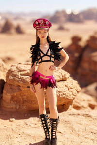 Seris Feather skirt Feather Iconic Outfitters 