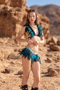 Seris Feather skirt Feather Iconic Outfitters 