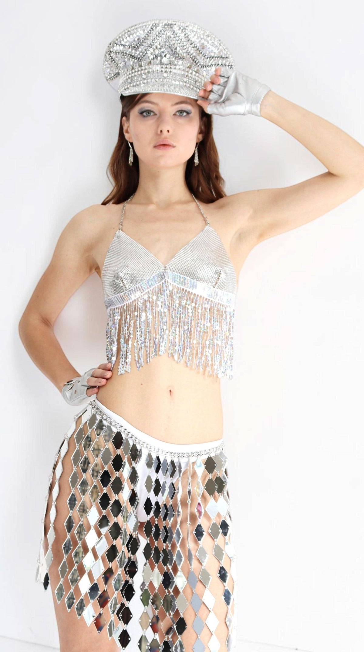 Soleil Metallic Sequin Set Dress Iconic Outfitters 