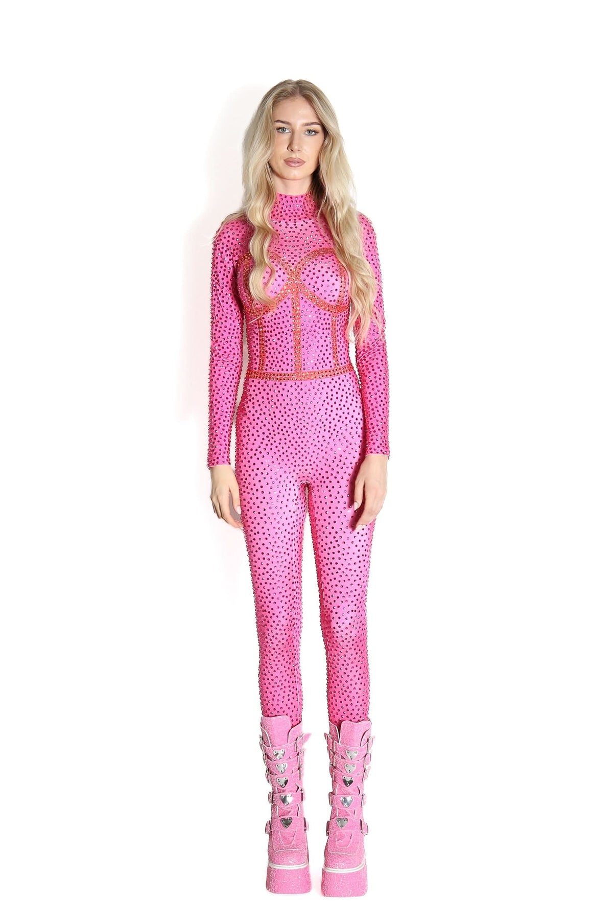 Sora Stardust Rhinestone Jumpsuit Jumpsuit Iconic Outfitters 