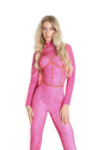 Sora Stardust Rhinestone Jumpsuit Jumpsuit Iconic Outfitters 