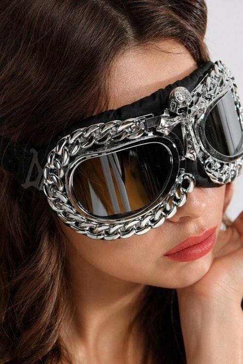 Suhana Chain Trim Festival Goggles Sunglasses Iconic Outfitters 