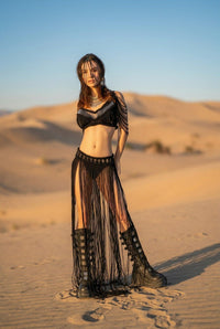 Taelin Macrame Dress Macrame Iconic Outfitters 