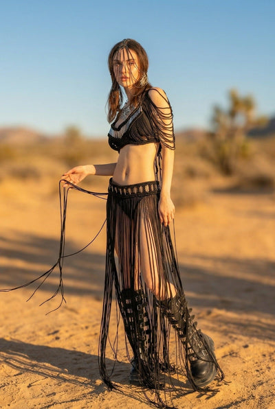 Taelin Macrame Dress Macrame Iconic Outfitters 