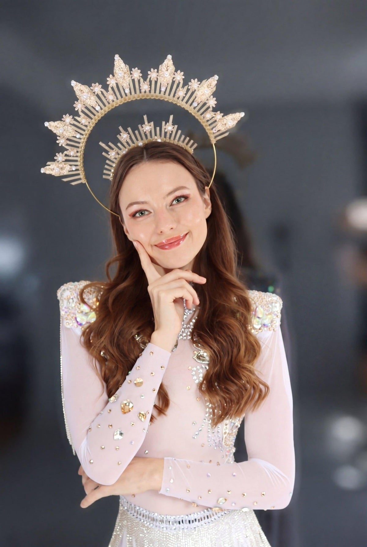Talise Halo Crown Halo Crown Iconic Outfitters 