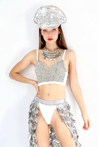 Tavia Sequin Skirt Skirt Iconic Outfitters 