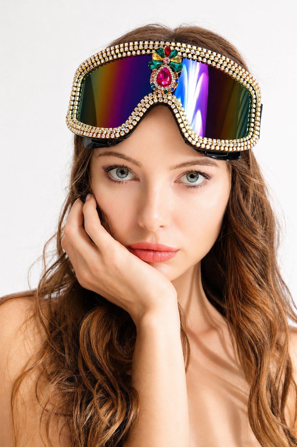 Teyla Festival Glam Goggles Sunglasses Iconic Outfitters 