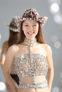 Thora Crystal Top Tops Iconic Outfitters 