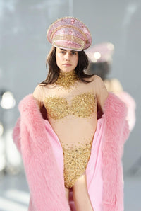 Titania Pink Faux Fur Festival Coat Faux Fur Iconic Outfitters 