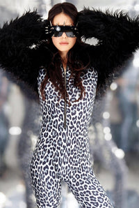 Xelia Black Faux Fur Festival Jacket Faux Fur Iconic Outfitters 