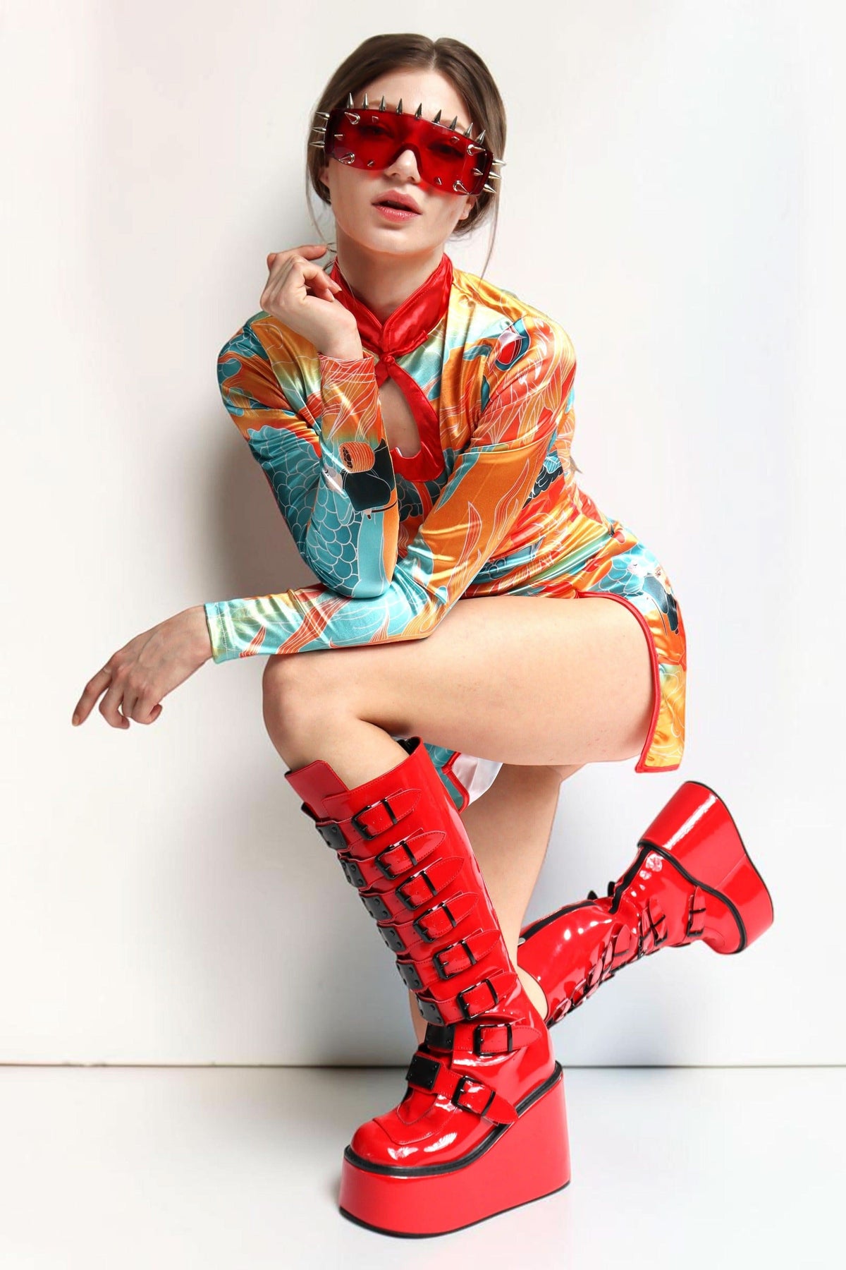 Xelina Dragon Dress Dress Iconic Outfitters 