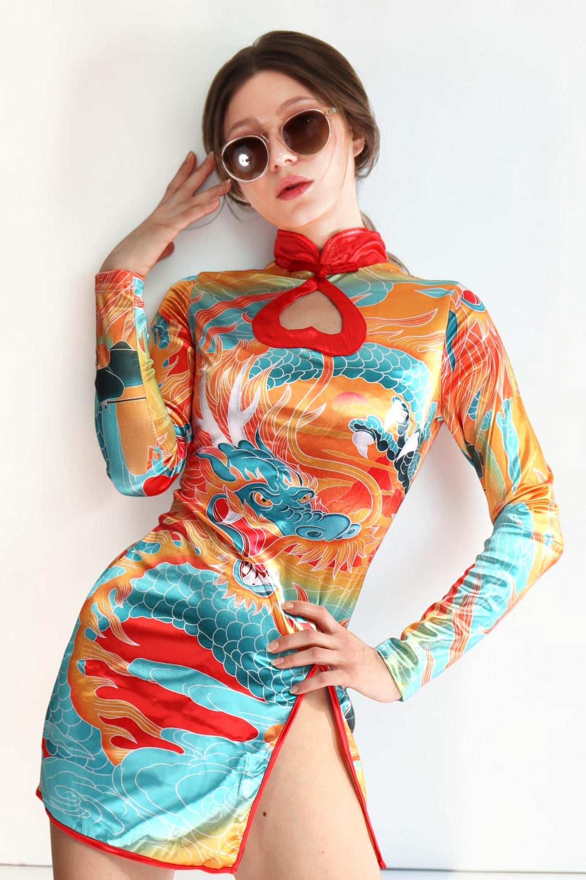Xelina Dragon Dress Dress Iconic Outfitters 