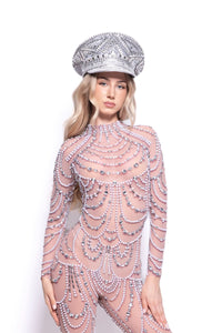 Zaira Rhinestone Jumpsuit Jumpsuit Iconic Outfitters 